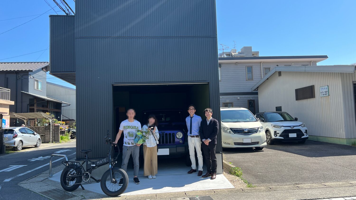 ガレージハウス分譲住宅の受渡し　＠北区